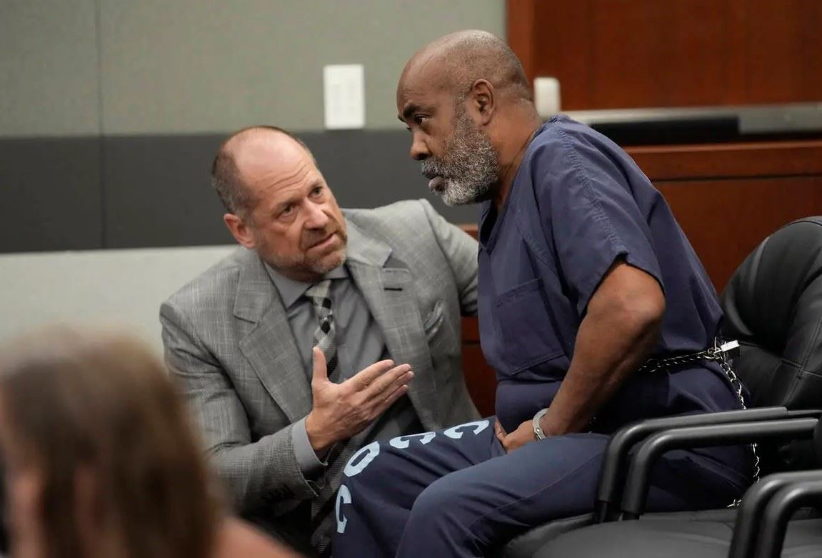 Ross Goodman with Duane “Keffe D” Davis, the alleged killer of Tupac Shakur