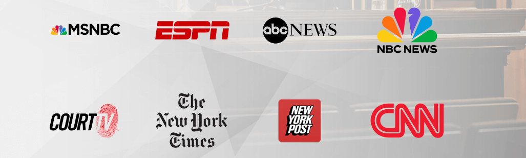 Ross Goodman’s cases have been featured on MSNBC, ESPN, ABC News, NBC News, Court TV, The New York Times, New York Post, CNN, and more