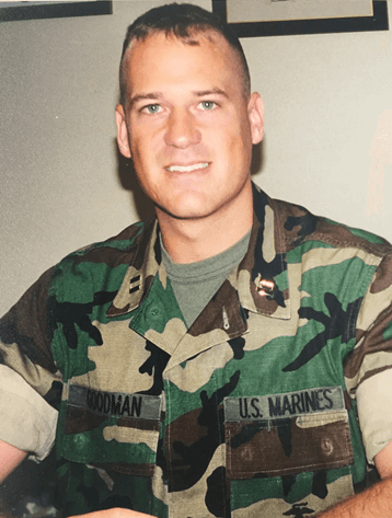 Ross C. Goodman in U.S. Marines Uniform